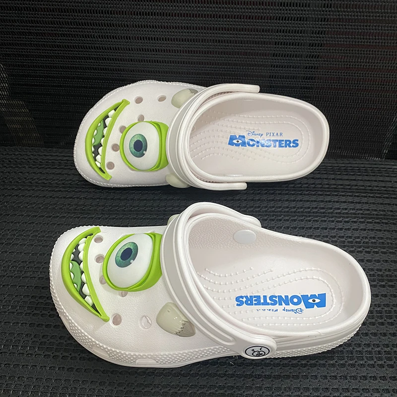 Miniso Solid Mike Sepatu Anime Sandal Kawaii Disney Monster Sandal Eva Pantai Rumah Bernapas Sepatu Dewasa Anak-anak Hadiah Kenyamanan