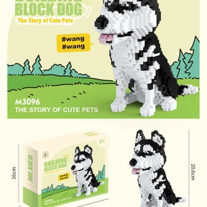 Juego de Construcción Blocks Perro Model Salchicha, Recreation Educational Juguete, Regalo for Las Mascotas lovers, D 6 Main Sales Block Construction - №1