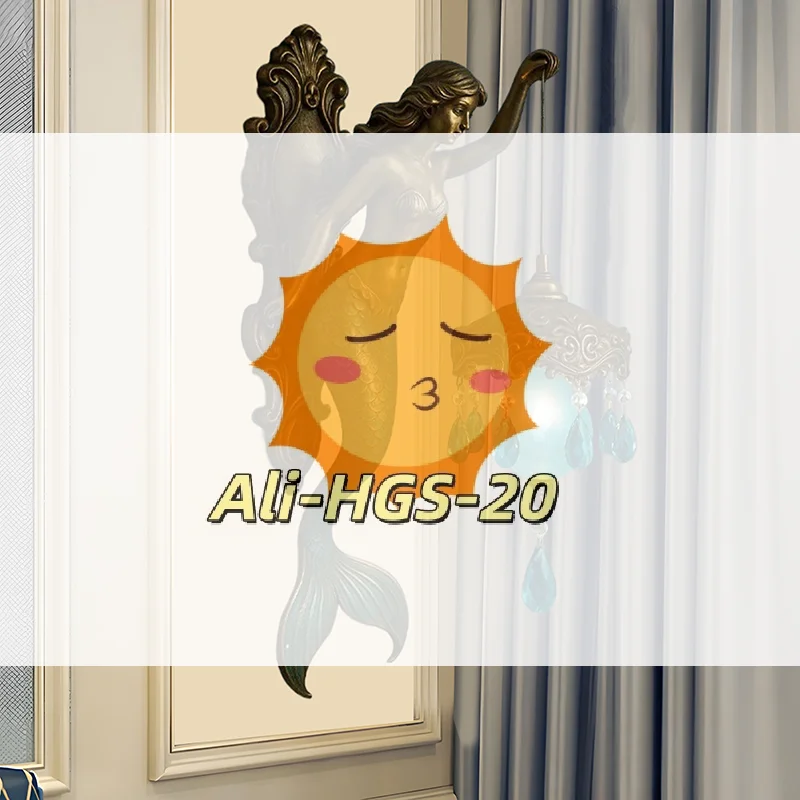 

Классический ночник «Русалка», уникальный настенный светильник для декора спальни, ресторана или отеля