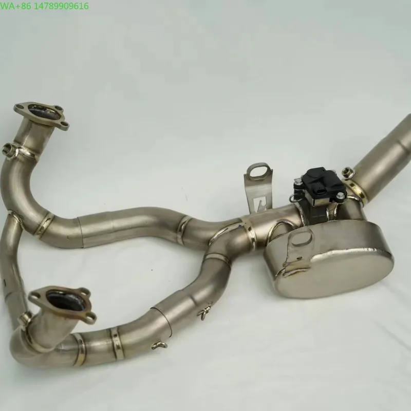 

Forged Exhaust System For MotorcycleSuitable For 1300Gs Custom Silver Titanium Alloy Exhaust Head Motorcycle With Electr
