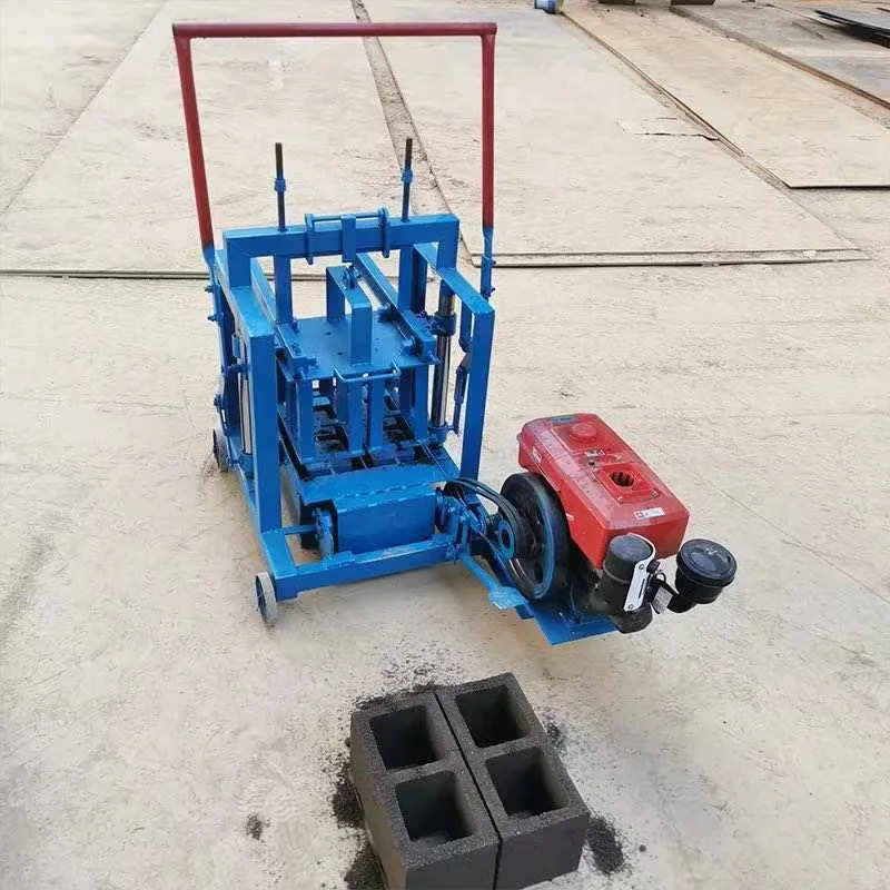 Diesel Type Egg Laying Small Manual Concrete Cement Block Brick Making Machine Brick Making Machinery For Sale
