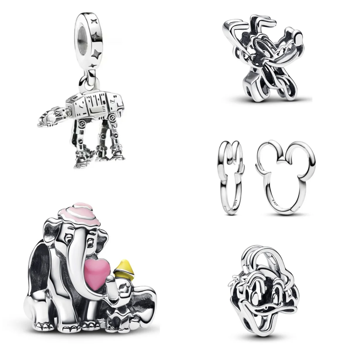 

Новый хит продаж, подвеска из серебра 925 пробы с анимированным персонажем, подходит для оригинальных европейских женских браслетов, ювелирных изделий своими руками, подарков