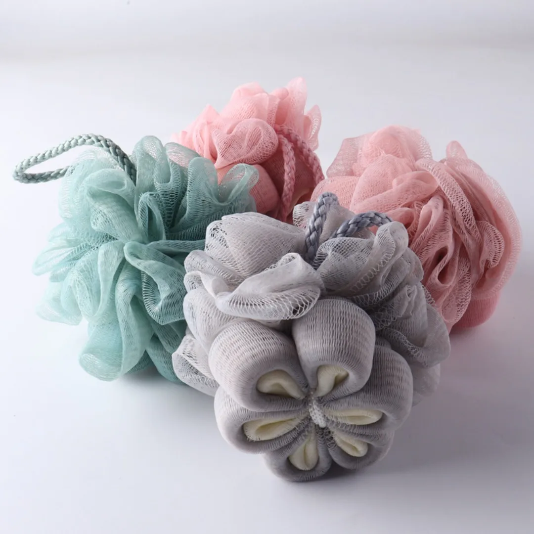 

Shower Mesh Foaming Sponge Body Scrub Bath Ball Exfoliating Back Brush Skin Cleaner Bath Bubble Ball Skin Care Bathing Tool