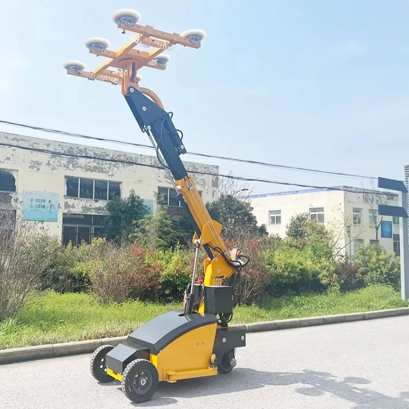 Hot Sale  Glass Vacuum Lifter Unloading Mobile Glass Transport Truck Glass Suction Cup Vehicle High Quality