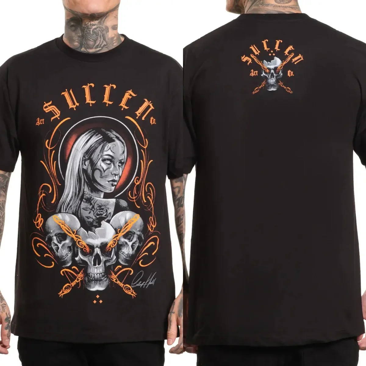 Bestes 2026 Sullen Clothing Grafik-Baumwoll-T-Shirt Unisex Sommer Kurzarm Mode Marken-T-Shirt Luxus Casual Vintage Tees – Detail 4