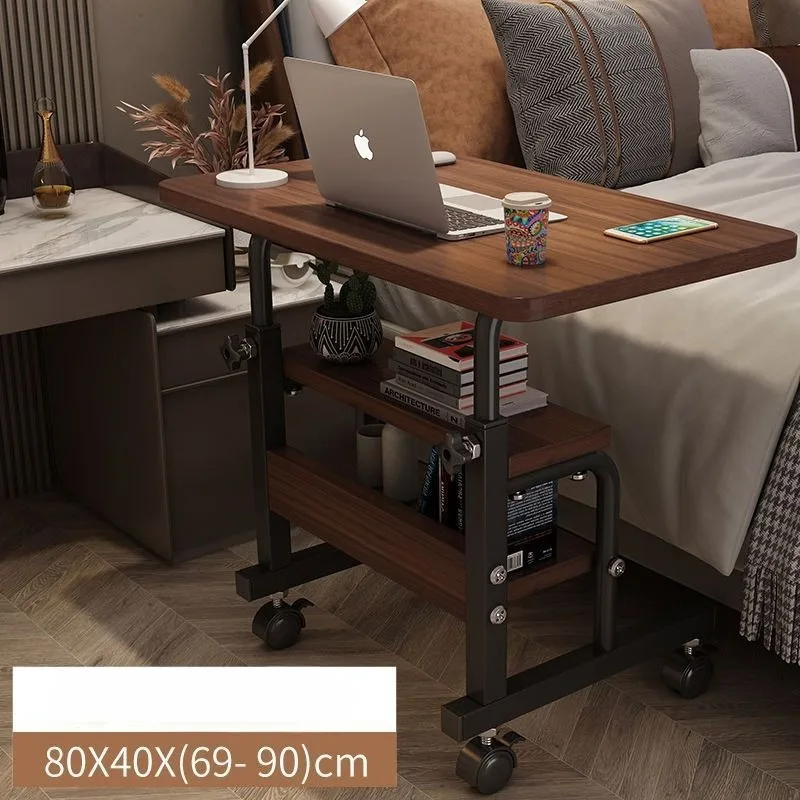Movable small table, bedside table, bedroom, household desk, dormitory, simple lazy lifting computer table, sofa edge - view 4