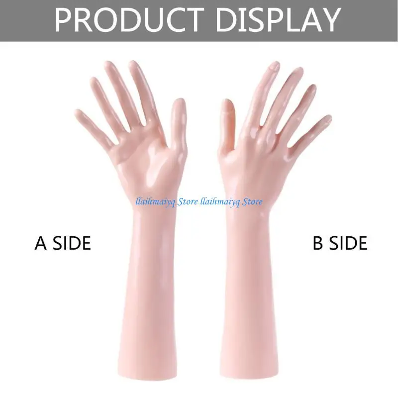 573B Art Fake Model Watch Ring Bracelet Gloves Stand Display Mannequin Hand