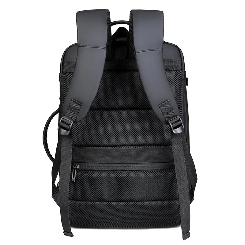 Expandable Large Capacity Waterproof Backpack with USB Study Work Business Travel Laptop Rucksack Men Pro Custom Logo Backpacks