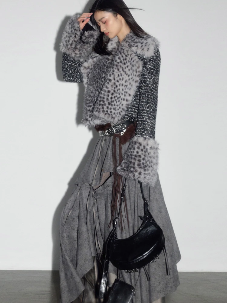 

Съемная юбка с большими качелями и асимметричным дизайном Nomadic для женщин с низкой талией из полиэфирного волокна Ciwalk