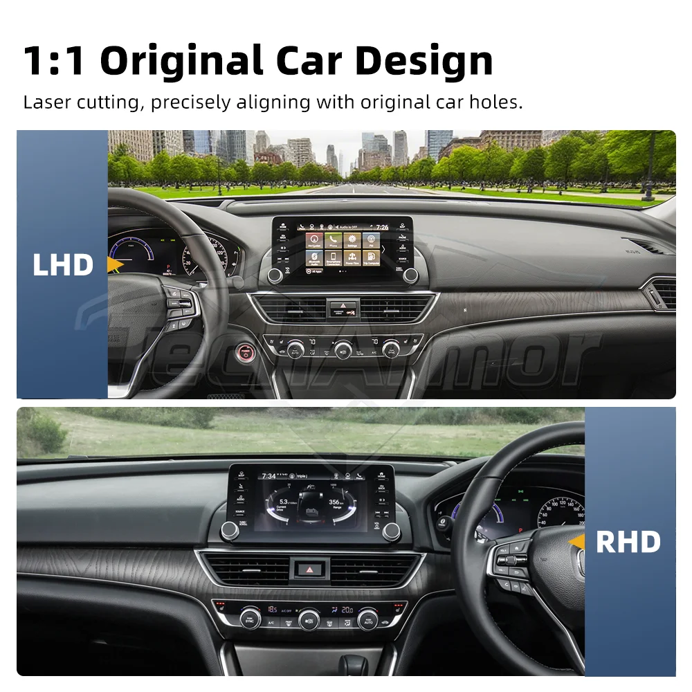 Car Dashboard Cover Pad For Honda Accord 2018-2022 Sunshade Protector Anti-UV Dash Mats Non-slip Pads Auto Interior Accessories view 4