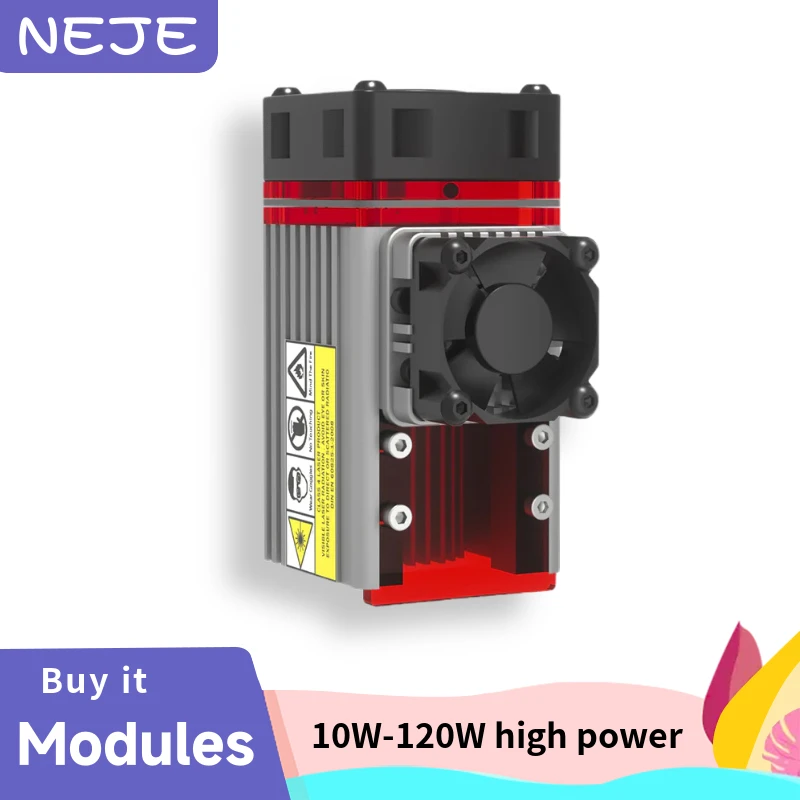 

NEJE E40/A40630/A40640/N30610/B30635/N30820 Laser Module with Air Assisted Metal Nozzle for CNC Engraving and Cutting Machine