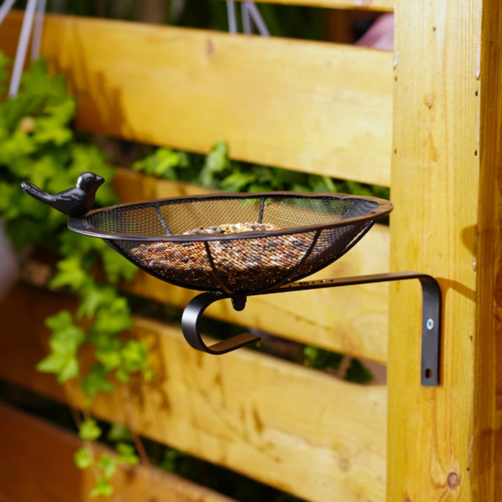 Easy Clean Bird Feeder Easy Clean Feeder Bird Feeding Tray 10-Inch Diameter Flexible Installation Garden Feeding Area