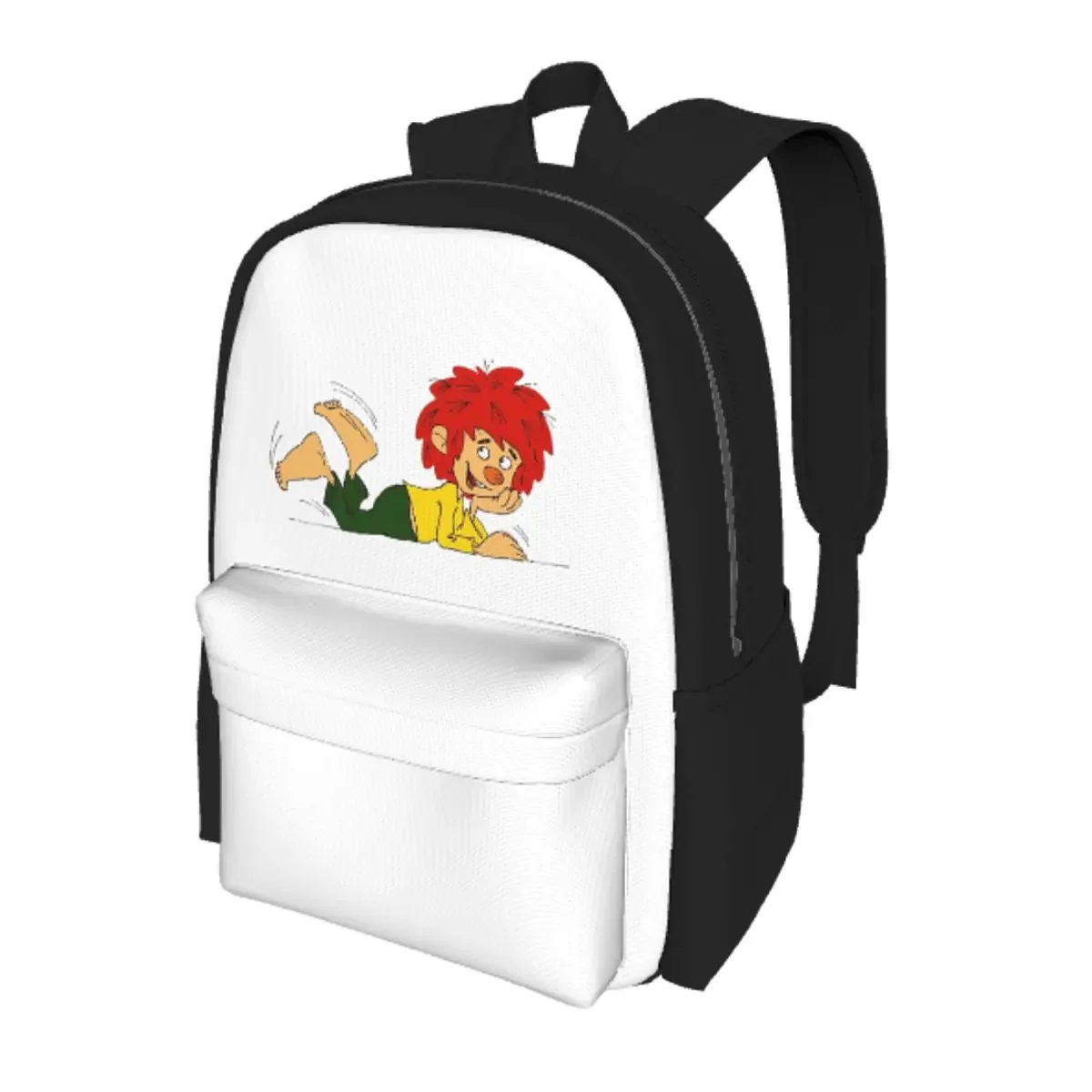 Pumuckl Studentenrucksack, Schultasche, Wandern, Reisen, Tagesrucksack für Jungen und Mädchen, Büchertasche, Umhängetaschen