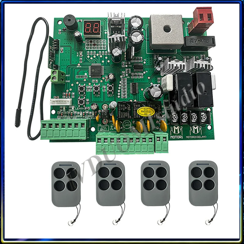 24V PCB Board for Automatic Double Arms Swing Gate Opener Control Board Panel Smart Control Center System