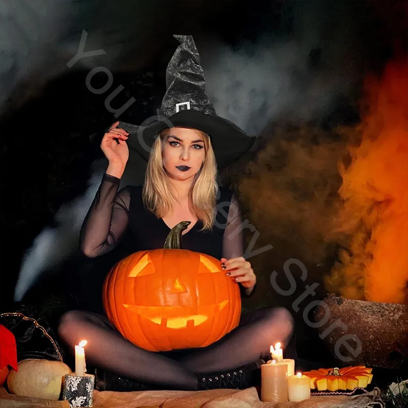 할로윈 접이식 마녀 마법사 검은 모자 파티 코스프레 의상 헤드기어 악마 모자 소품 장식 용품 성인 여성 남성용