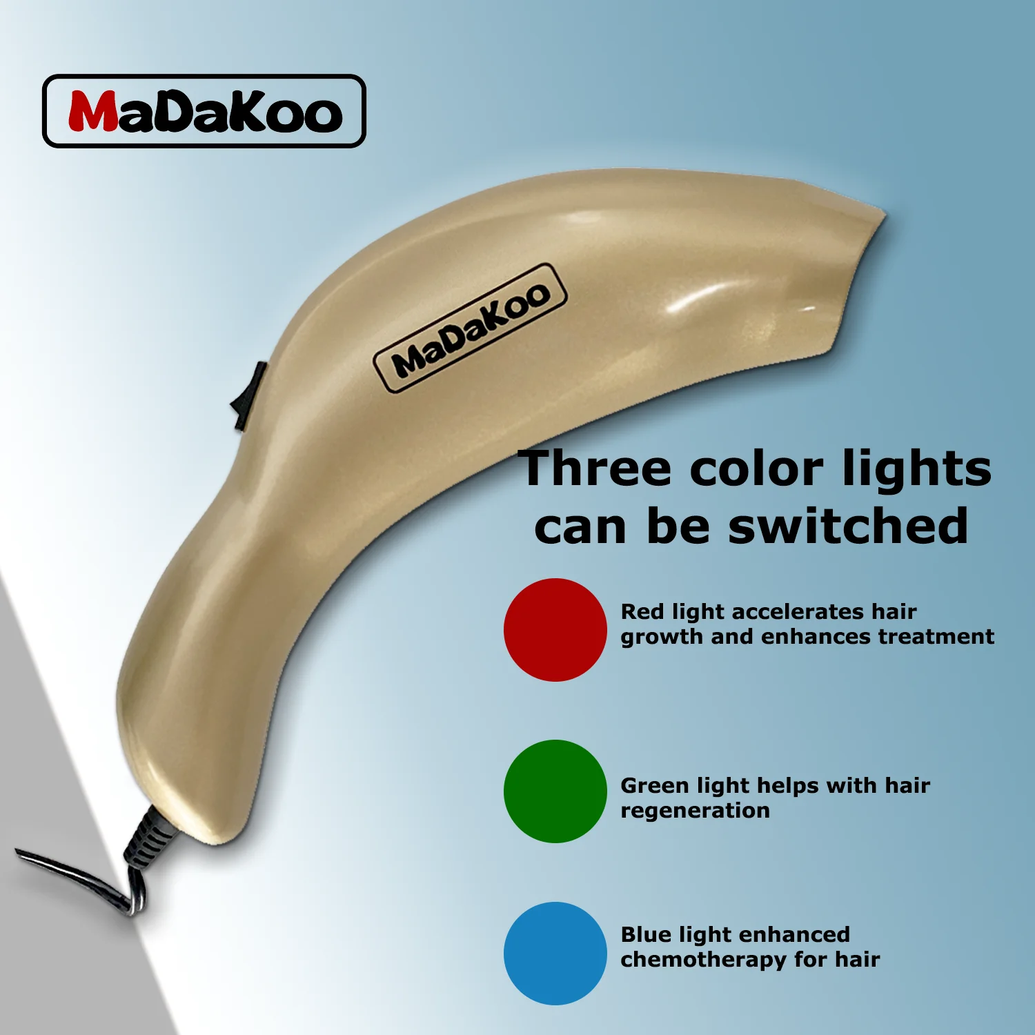 

Madakoo Photon Scalp Hair Repair Device - Advanced Hair Restoration & Hair Growth Therapy Hair loss treatment