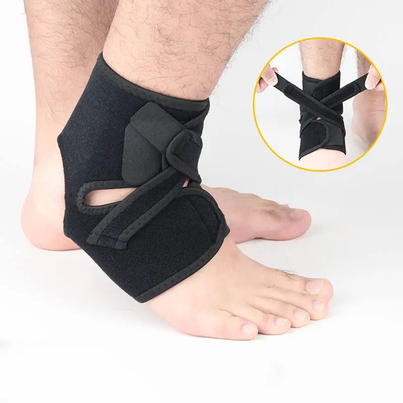 

1Pc Sport Ankle Support Brace Compression Ankle Stabilizer Bandage Relieve Joint Pain Basketball Hiking Football Ankle Protector