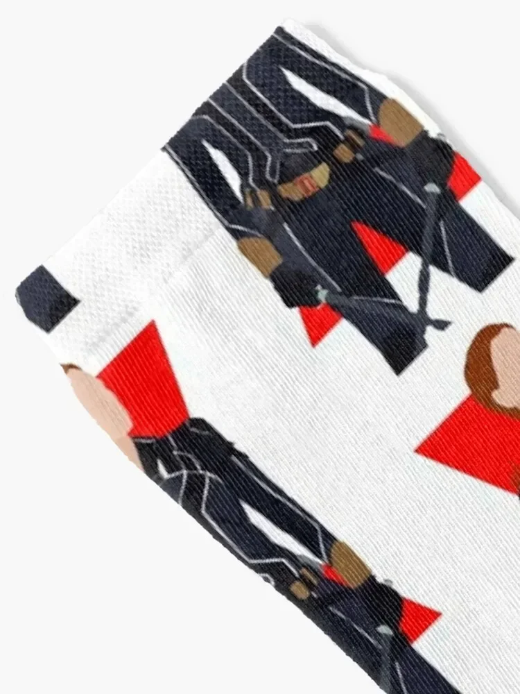 Scarlett Johansson Nat Romanoff Aufkleber Socken Laufen lustiges Geschenk Schnee süße Mädchensocken Herren