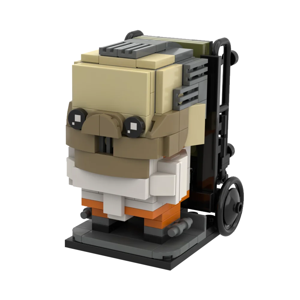 MOC Hannibal Lecter Brickheadz Movie Figures Model Bricks Silence of The Lambs American Drama Building Block Children's Toy Gift