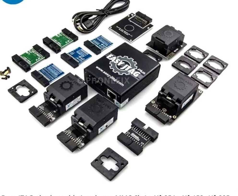 Easy Jtag plus BOX + EMMC 6 en 1 Easy-Jtag plus box + BGA254 2 en 1 BGA95 BGA153 UFS adaptador de enchufe juego completo