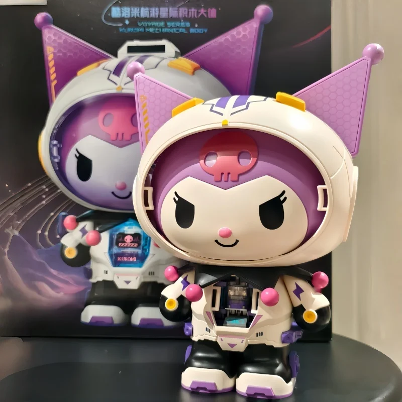

Конструктор Sanrio: Полумеханическая мини-фигурка Куроми 2.0, большая модель «Космонавт», сборная игрушка, украшение, коллекционный подарок
