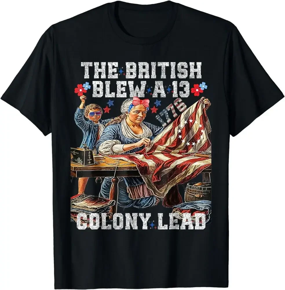 The Blew a 13 Colony Lead Unisex T-ShirtAnime pattern Y2K top unisex summer short sleeveAnime   brand