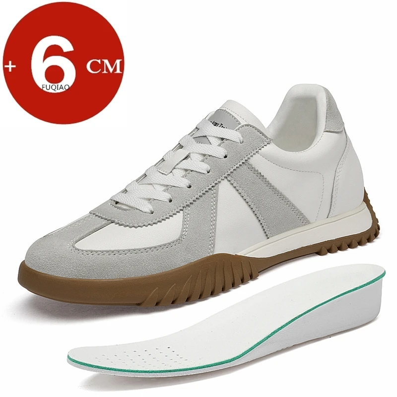 

6cm Invisible Height Increase Sneakers Comfortable Breathable Elevator Shoes Men Women Outdoor Casual Fashion Soft Lift Sports