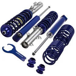 Adjustable Coilover Lowering Suspension For VW Golf MK4 & Jetta MK4 98-07 2WD Coilover Suspension Coil Spring Kit