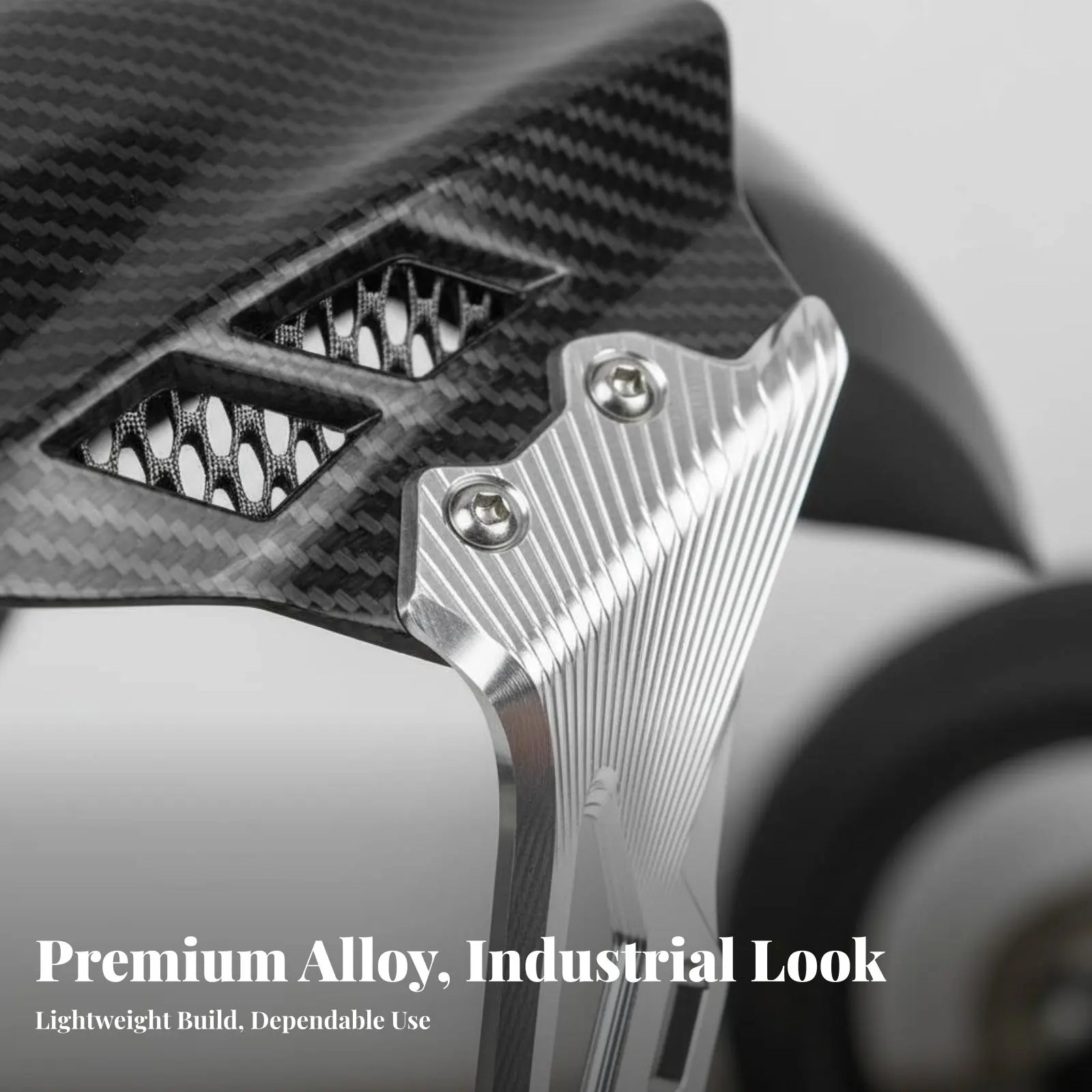 

Motorcycle Front Mudguard Lightweight Aluminum Mudguard Scooter Front Mudguard Paintable Aluminum Alloy Mud Guard
