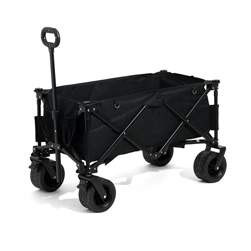 

Camping cart, foldable outdoor pushcart, camp trailer, trolley trolley, table board camper