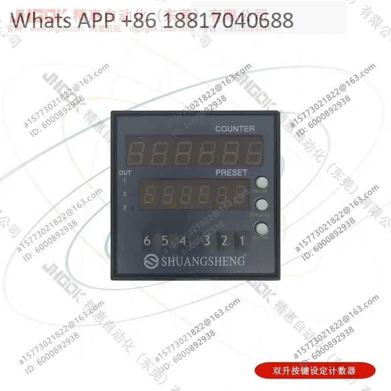 1PC for CA-62K Double Liter Intelligent LED 6 Digit Button Setting Counter Meter Counting Switch Manufacturer