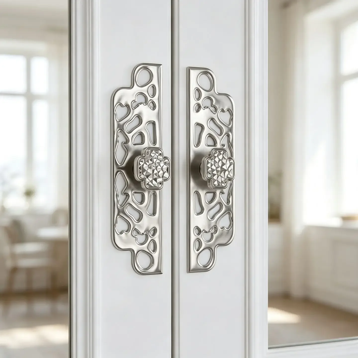 yesRetro personalized hollow handle for cabinet wardrobe drawer door light luxury style