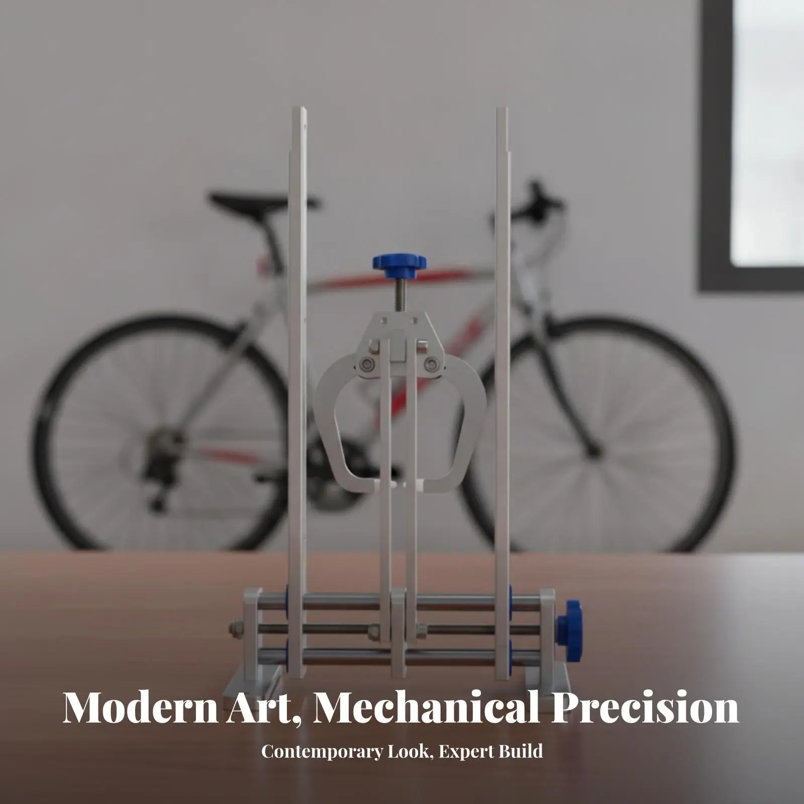 Reliable Wheel Truing Stand Adjustable Pillar Construction Workshop Tool for Aligning Road Mountain Bicycle Rims
