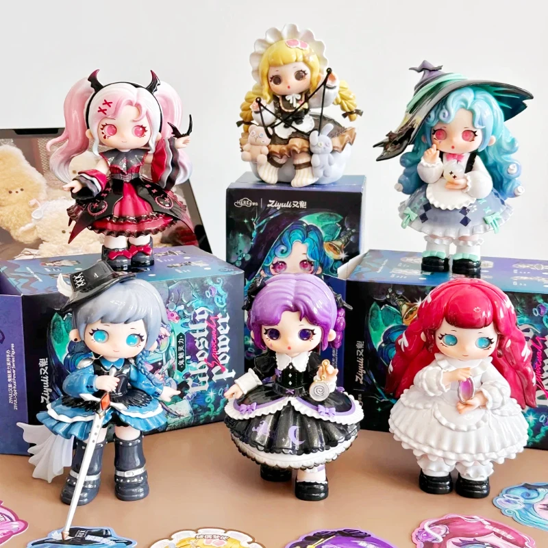 

Authentic Ziyuli Pear Seven-Generation Ghost Spirit Series Blind Box Hand-Made Decorations Play Ritual Tide Play Doll Gifts Fans