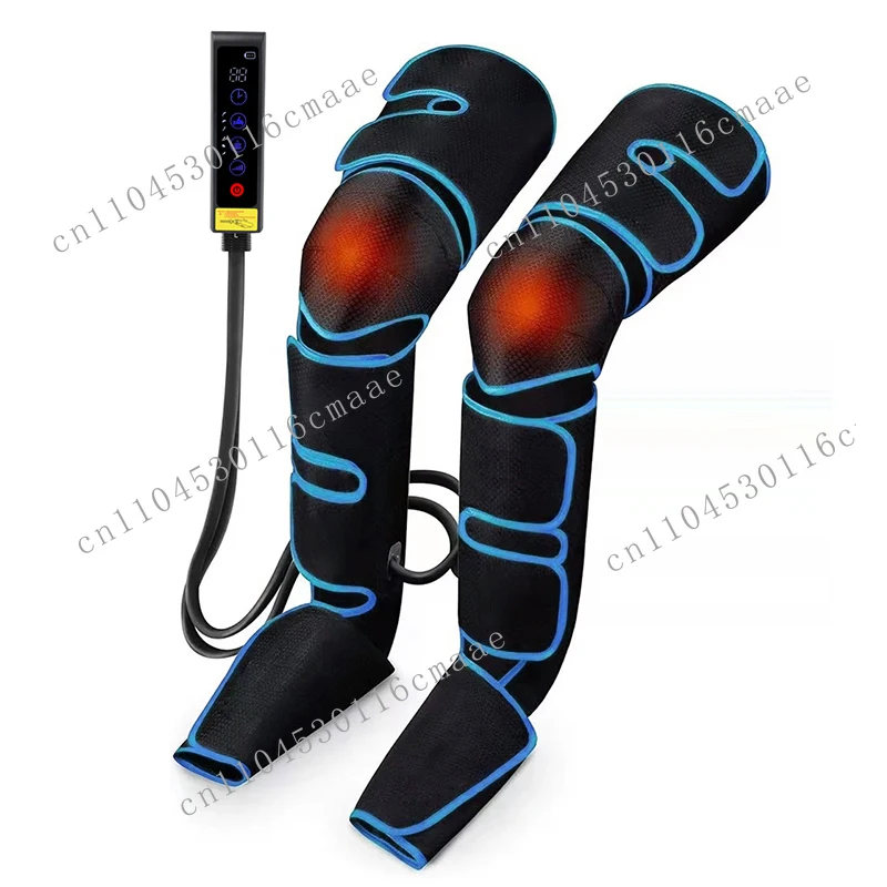 Relax Pressure Therapy System Machine Calf Foot Air Compression Leg Massager Boot Adjustable Size Timing Control