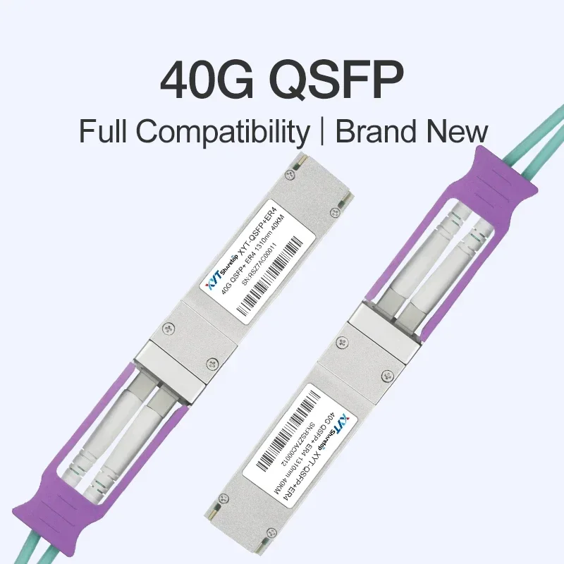 Compatible Fiber optic equipment QSFP 40km 4xCWDM 40Gb/s mod 40G transceiver terminal equipment