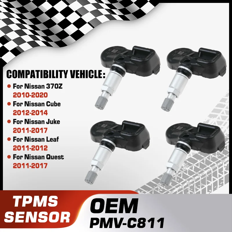 Автомобильный датчик давления в шинах TPMS для Nissan 370Z Nissan Cube Nissan Juke Nissan Leaf Nissan Quest PMV-C811 315 МГц Автомобильный датчик давления в шинах TPMS для Nissan 370Z Nissan Cube Nissan Juke Nissan Leaf Nissan Quest PMV-C811 315 МГц