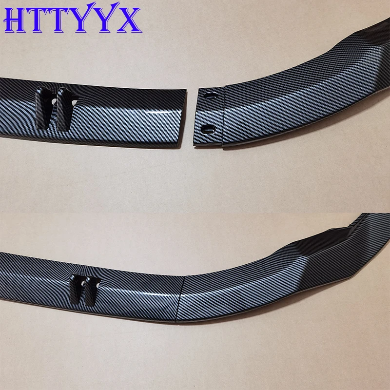 Car Front Bumper Splitter Lip Diffuser Body Kit Spoiler Guard For Audi A3 S3 8Y Quattro S-Line 2020 2021 2022 2023 2024