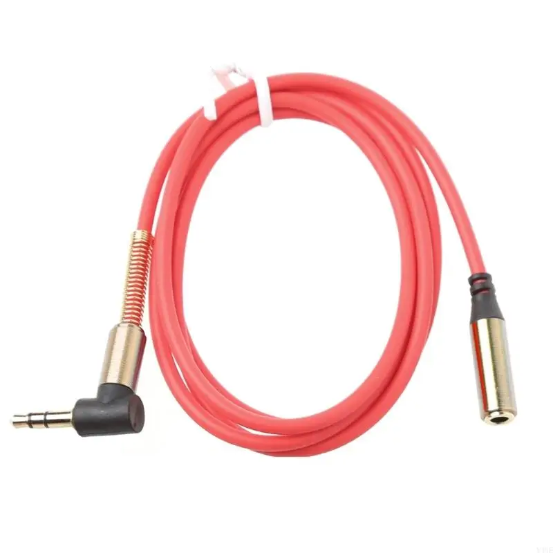 Y4UE Conector Adaptador Convertidor Macho a 3,5 mm en ángulo Recto 90 Grados