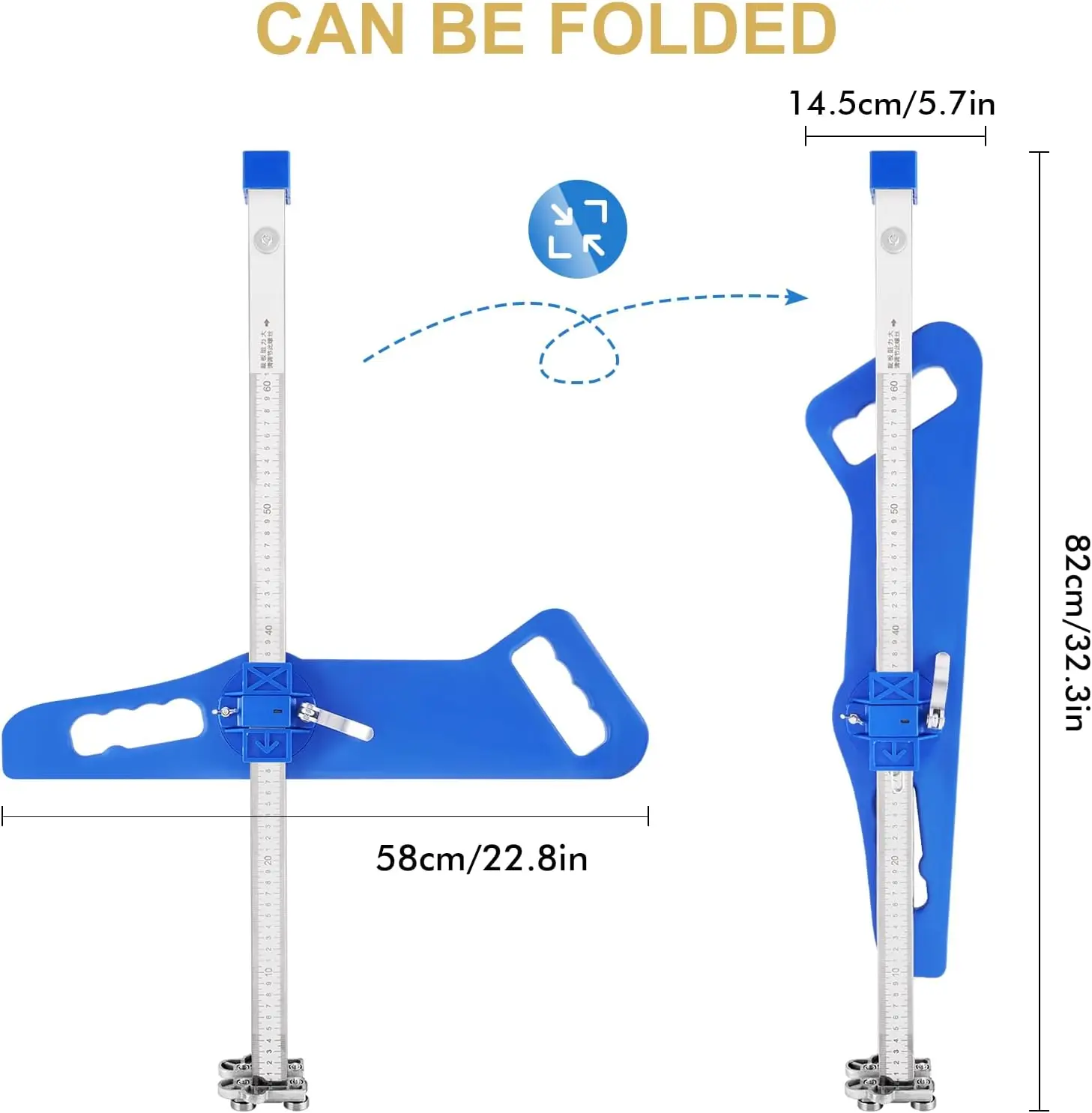 Imagem -05 - Manual de Gypsum Board Cutting Tool Mão Empurre Drywall Corte Artefato Ferramentas para Carpintaria Novo Aço Inoxidável