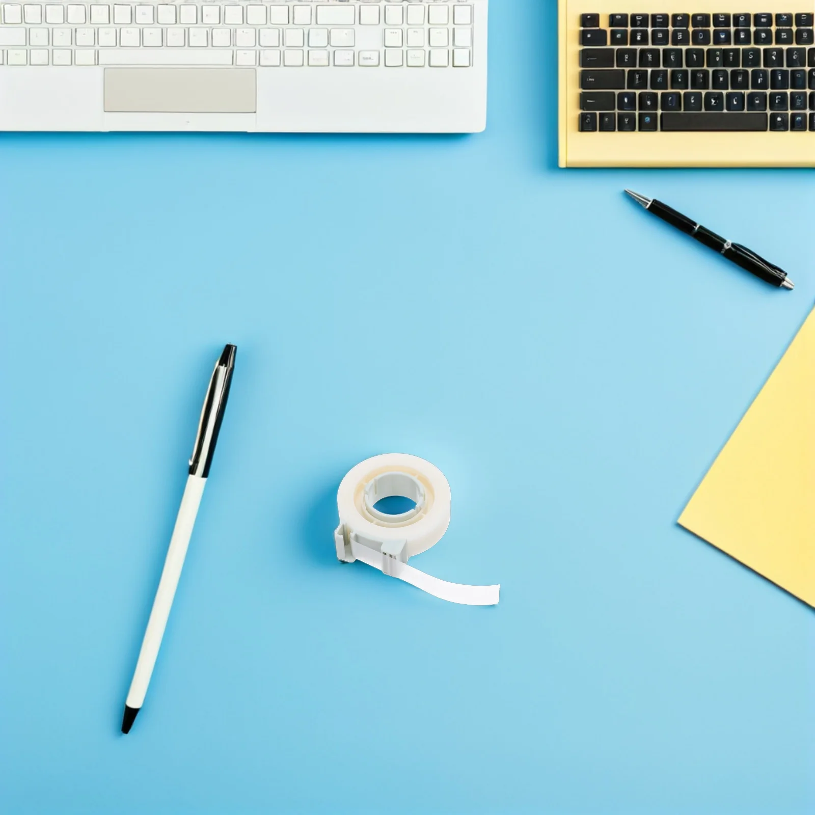 

4Pcs Invisible Correction Tape Mini Dispenser Student Writable Transparent Portable Repair Tape for Office School Home Supplies