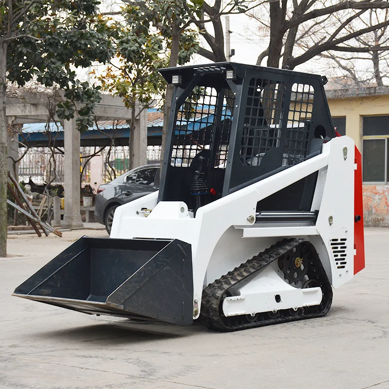 

Rubber Tracked Skid Steer Loader Diesel Compact Size 4 In 1 Multi Tasking Attachment For Construction And Demolition Work