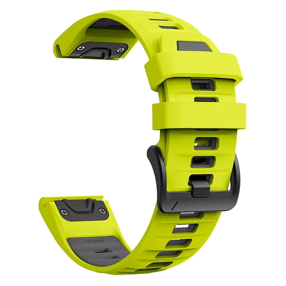 Quick Fit 22mm 26mm Silicone Strap For Garmin Fenix 8 47mm 51mm E 7 7X 6 6X 5 5X/Epix Pro/Enduro 3 Fenix8 Original Watch Band