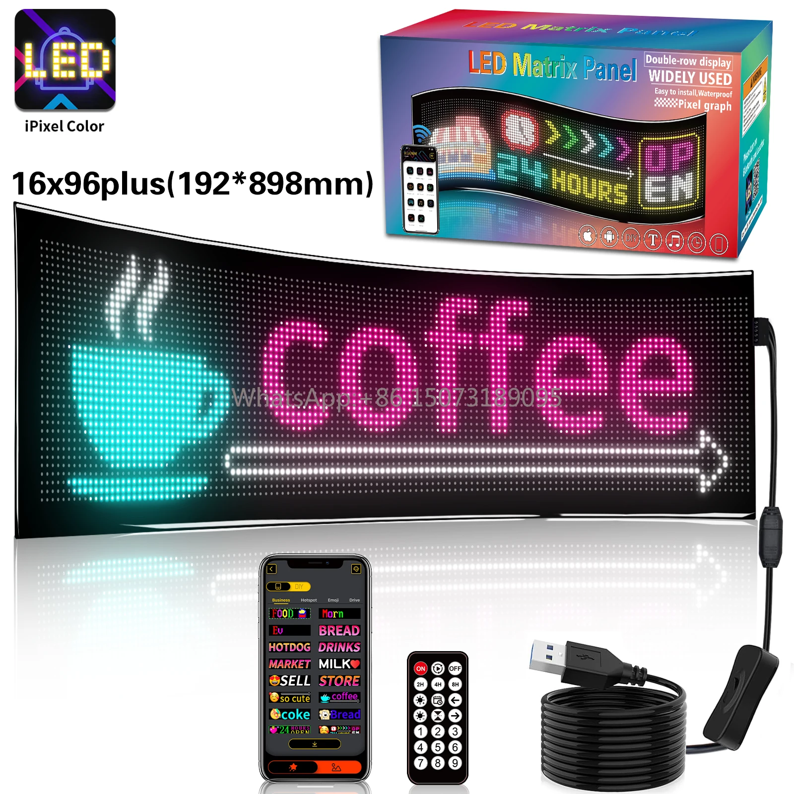 

Multifunctional Rgb Flexible Display Screen Led Flexible Colour Programmable Led Sign Flexible Led Soft Screen