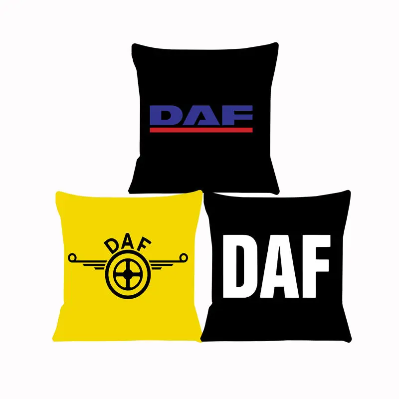 Cushion Cover for Sofa DAF Trucks Pillow Case Cover Seat Car Throw Pillowcase 45X45cm For Home Decorative SJ-468