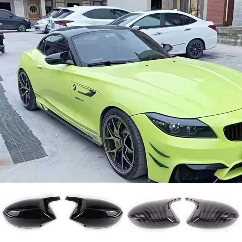 ABS Black M Style Car Side Rearview Mirror Cover Cap Replacement For BMW E89 Z4 2009-2018 Car Door Rear View Mirror Cover Case