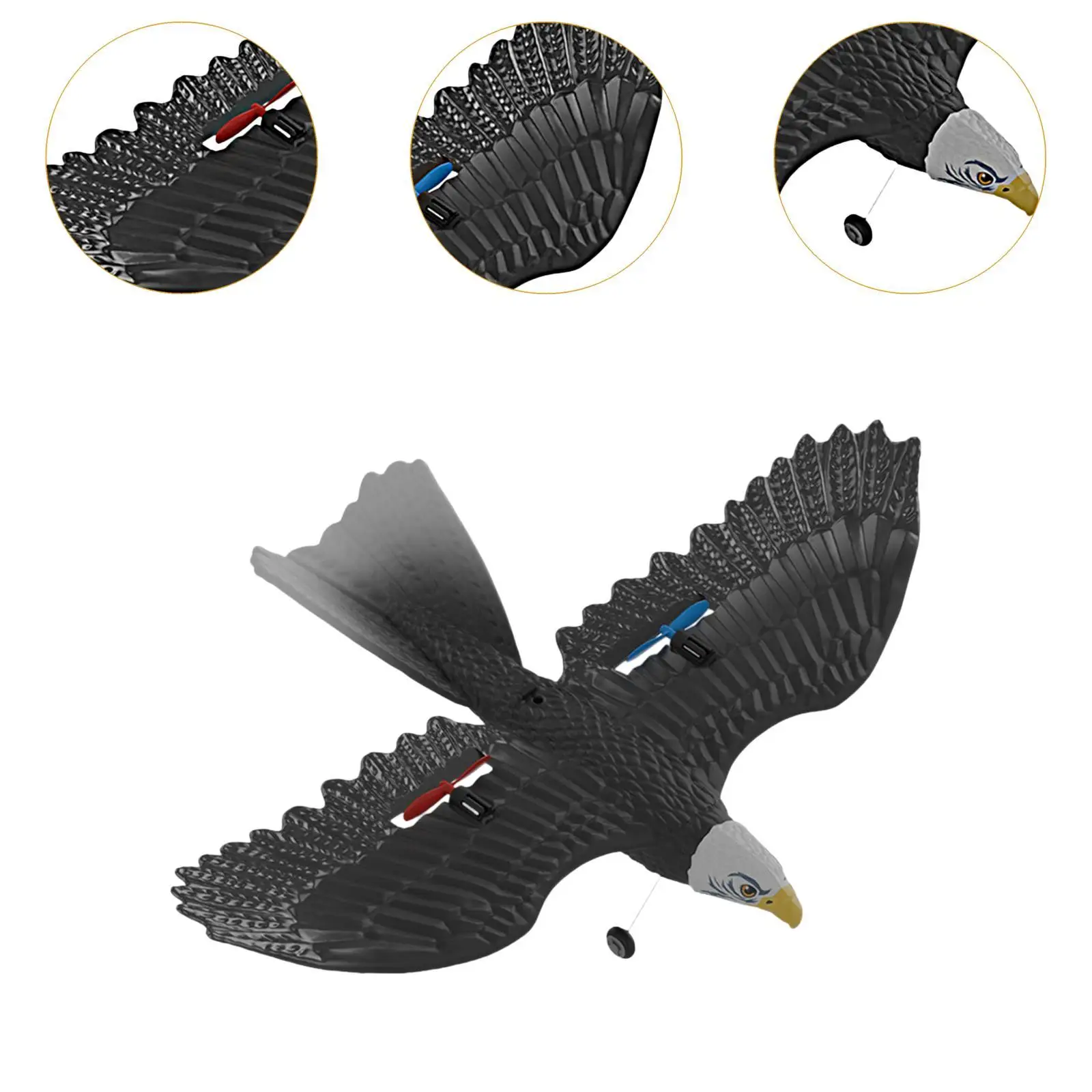 RC Airplane Remote Control Eagle Airplane Anti Collision Hand Throw Ground