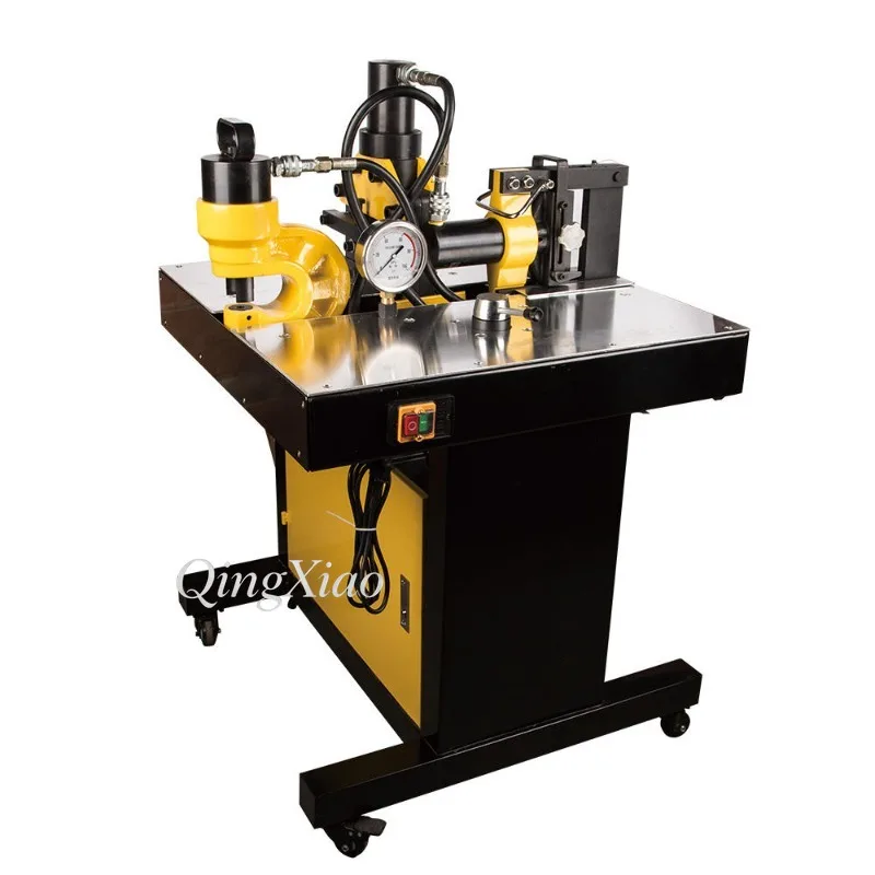 VHB 150 Three In One Hydraulic All In One Busbar Processor Copper Aluminum Bar Punch Cut Bend Electrical Processing Tool