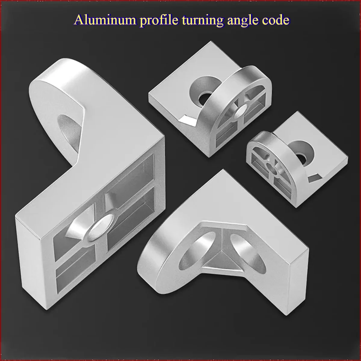 

L-Type Right Angle Corner Brackets & Connectors - Fittings Connection Joints for 30/40 Series Aluminum Profiles