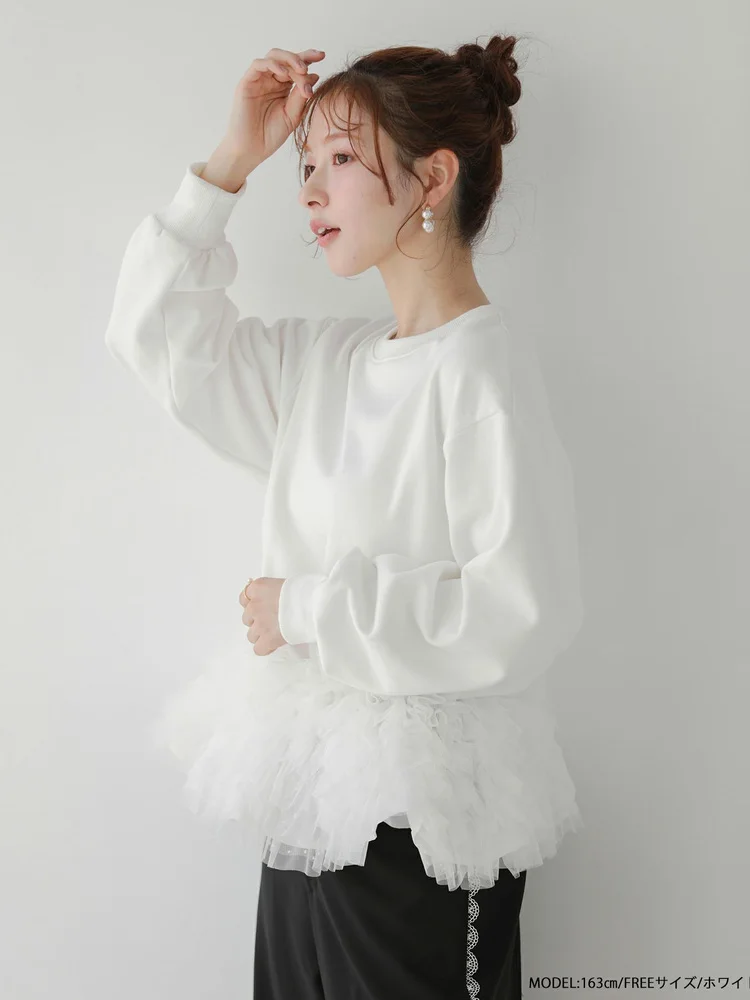 Felpa di fascia alta Color Me Splice Top casual ampio da donna Faionable giovanile autunnale dimagrante